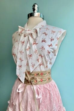 Pink Bows Bow Top By Retrolicious -MODERN MILLIE Shop B1F9E348 2511 47C5 B297 D4E12A8D806B