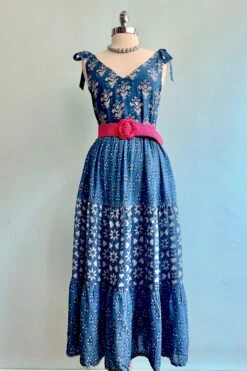 Indigo Trio Lorelei Tiered Midi Dress By Mata Traders 5 Indigo Trio Lorelei Tiered Midi Dress By Mata Traders -MODERN MILLIE Shop B41035D4 3C5E 42B5 9FD3 04634573E48A