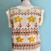 Ivory And Mustard Floral Sweater Vest -MODERN MILLIE Shop B538C463 A3A4 41B3 9B73 FECD54B69DE3
