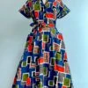 Cube Print Adam Dress By Love Ur Look London -MODERN MILLIE Shop B63C4AEA BB89 49E7 8671 FD39AF916F8C