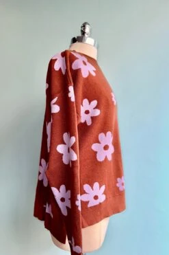 Brown And Purple Mod Flower Sweater By Compania Fantastica 4 Brown And Purple Mod Flower Sweater By Compania Fantastica -MODERN MILLIE Shop B6C0EBBA 41AD 4AB7 A5AC DCD4C7CA87C4