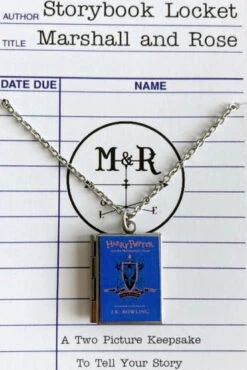 House Ravenclaw Book Locket Necklace By Marshall And Rose