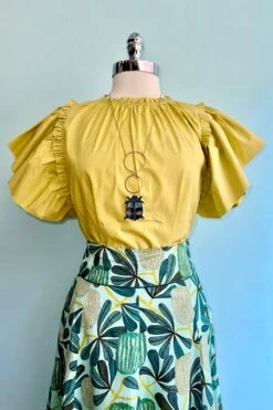 Mint Silk Flower Print Midi Skirt By Apsara -MODERN MILLIE Shop B76A136D 9301 43E2 92C1 EADD9EDD1C2F