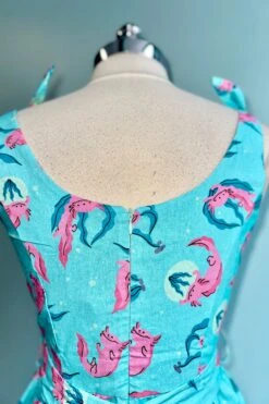 Teal Axolotl Bri Dress By Miss Lulo -MODERN MILLIE Shop B814A147 A7C5 4EE9 B1C6 F731260EA59C