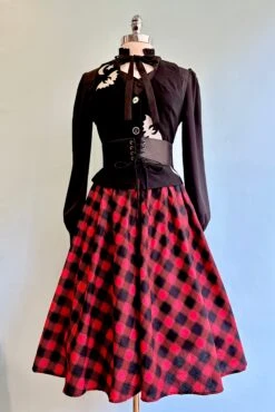 Red And Black Check Doris Skirt By Retrolicious 5 Red And Black Check Doris Skirt By Retrolicious -MODERN MILLIE Shop B881F126 5471 42AF 8763 DF60B22F0DAF