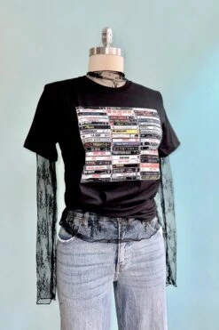 Black Mesh Long Sleeve Mock Neck Sheer Top 5 Black Mesh Long Sleeve Mock Neck Sheer Top -MODERN MILLIE Shop BB073EFC 5A92 4177 98BD AED306268D8B