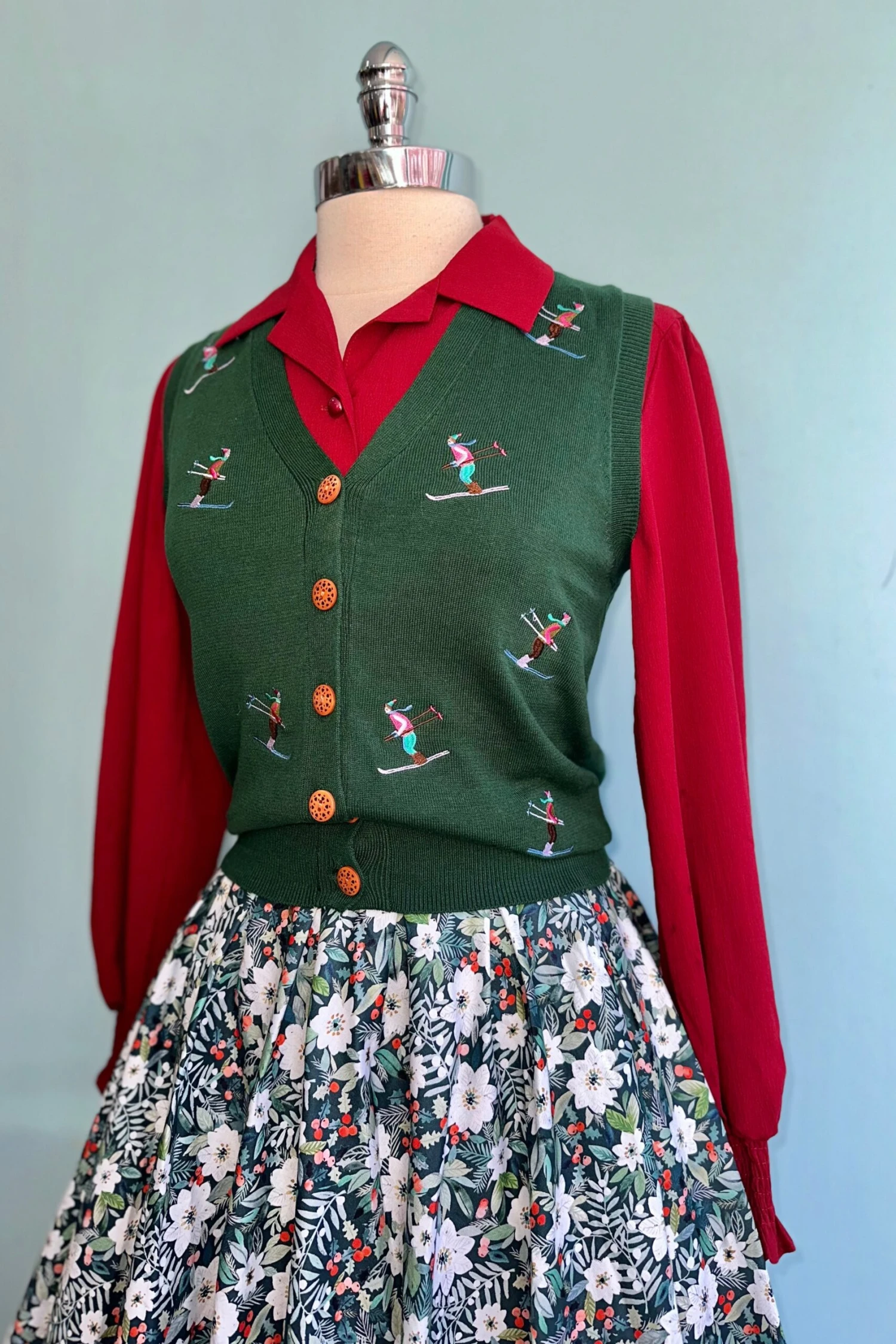 Green Ski Snow Button Up Vest by Banned Green Ski Snow Button Up Vest By Banned -MODERN MILLIE Shop BBEFF8CD F50A 4DCD 9ED6 413994670D23 scaled