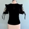 Embroidered Sleeve Top In Black -MODERN MILLIE Shop BC10FFA3 B2E1 4EEF 8872 4BB874A7C65B