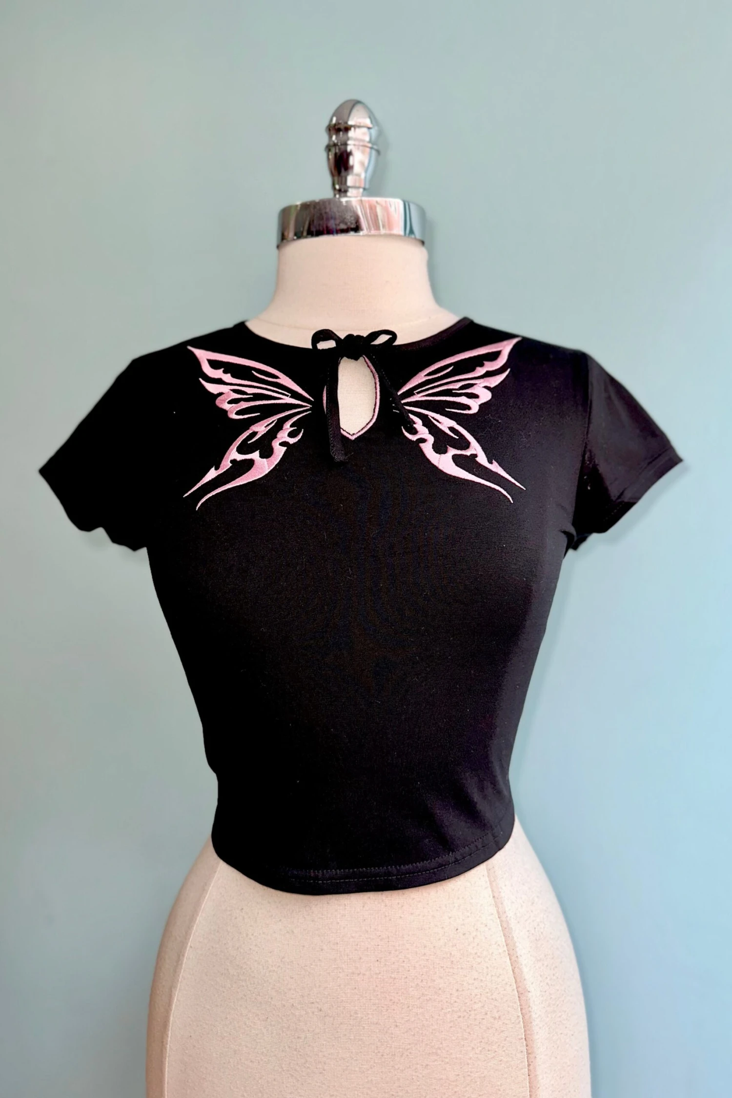 Butterfly Short Sleeve Kocho Knit Crop Top by Hell Bunny Butterfly Short Sleeve Kocho Knit Crop Top By Hell Bunny -MODERN MILLIE Shop BD50DD2B 3D61 4E20 BB59 013634A8B063 scaled