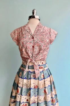 Ivory Chips Away Peggy Top By Palava -MODERN MILLIE Shop BE712A32 D656 498B 82BD 85D9EE2424AC