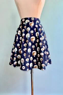 Prize Winning Dogs Skater Skirt By Retrolicious
