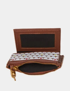 Gingerbread House Bi-Fold Wallet By Betsey Johnson -MODERN MILLIE Shop BETSEY JOHNSON BJ35610F BROWN 04