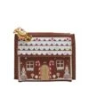 Gingerbread House Bi-Fold Wallet By Betsey Johnson -MODERN MILLIE Shop BETSEY JOHNSON BJ35610F BROWN 1