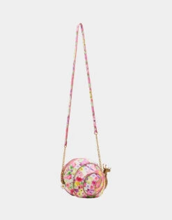 Snailed It Crossbody Bag In Kaleidoscope Floral By Betsey Johnson -MODERN MILLIE Shop BETSEYJOHNSON HANDBAGS BJ35000A KALEIDOSCOPE FLORAL 04