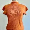 Camel Short Sleeve Ribbed Sweater By Molly Bracken -MODERN MILLIE Shop BF2BFEC6 BA5C 4FDF 8959 8D410EA01415