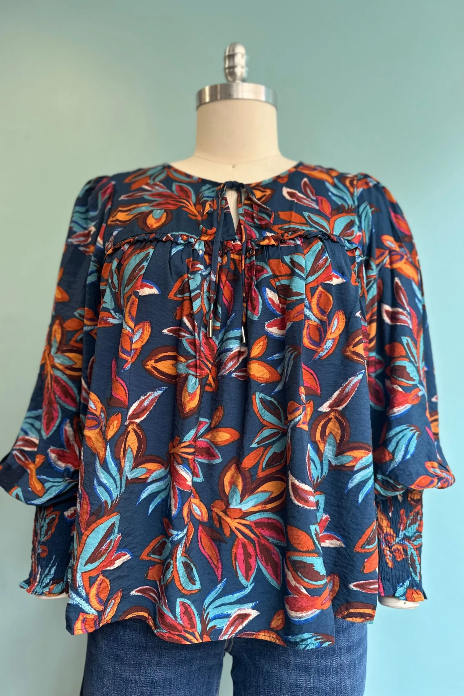 Indigo Leaf Print Long Sleeve Top Indigo Leaf Print Long Sleeve Top -MODERN MILLIE Shop BFB5D259 DEC2 4612 89A9 B6264D8ECA2C scaled