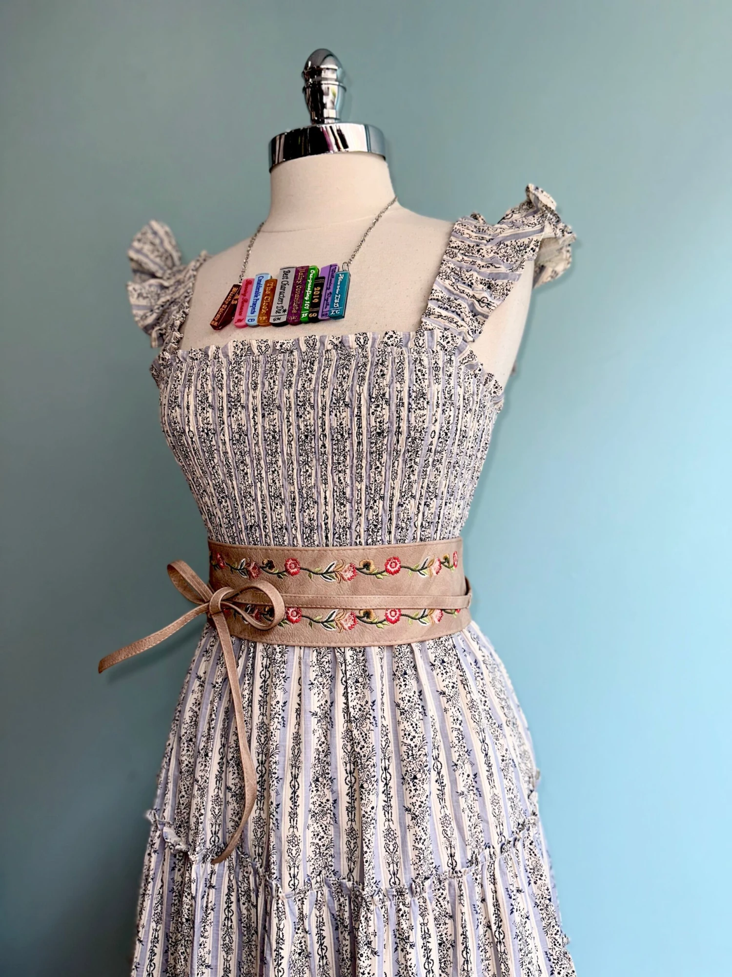 Floral and Striped Smocked Ruffle Sleeve Midi Dress Floral And Striped Smocked Ruffle Sleeve Midi Dress -MODERN MILLIE Shop BFCA898E 69BB 4AC8 9E5A BB99F1FCAB84 scaled