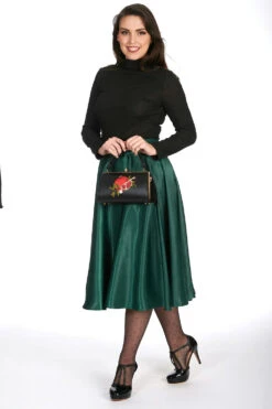 Pomegranate SatchelHandbag By Banned -MODERN MILLIE Shop BG34489BLACK5