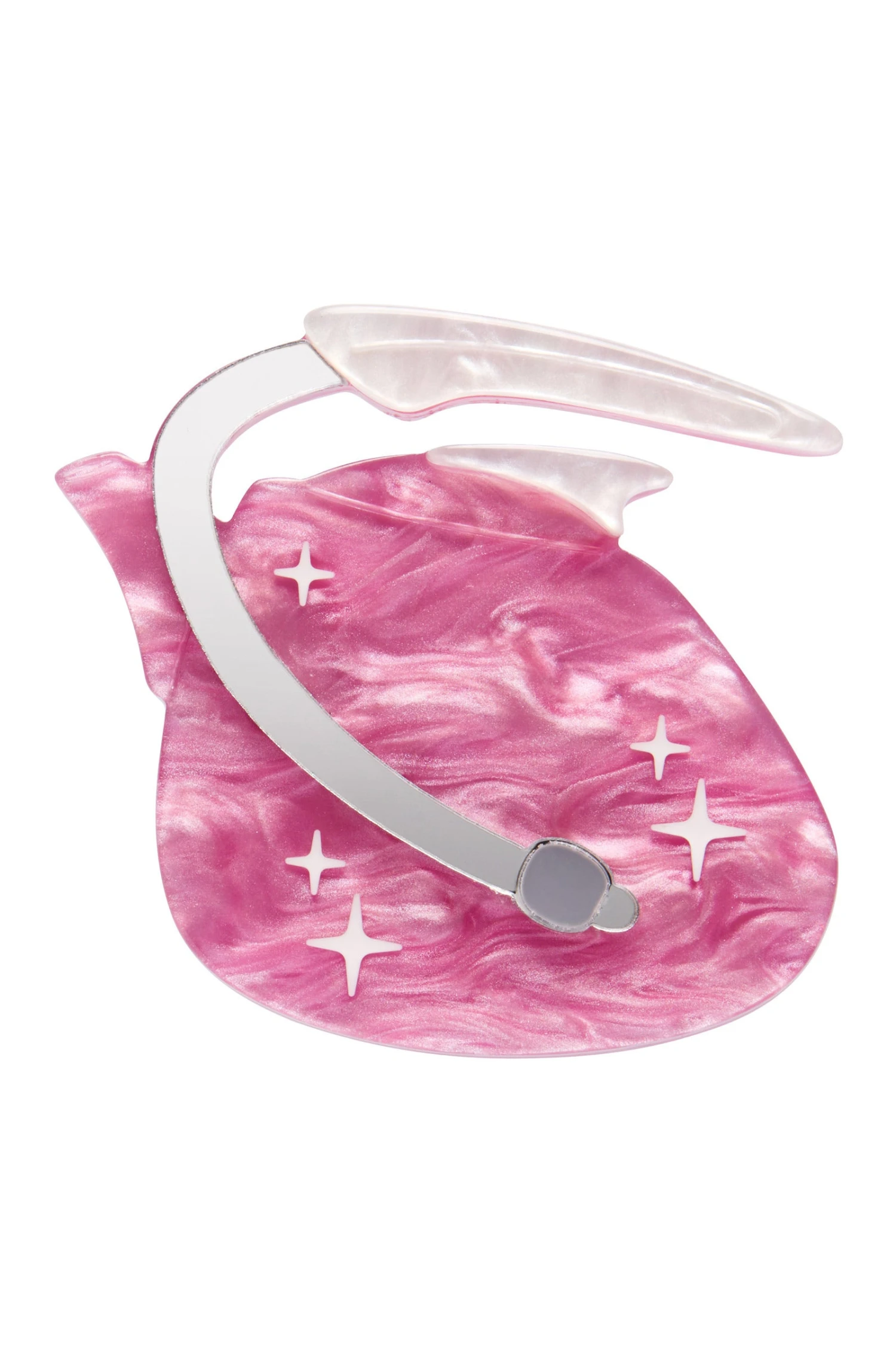 Atomic Tea Time Brooch by Erstwilder Atomic Tea Time Brooch By Erstwilder -MODERN MILLIE Shop BHAX103 PINK 01