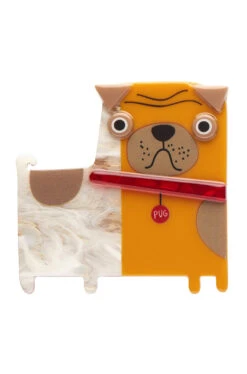 Order Of The Pug Brooch By Erstwilder