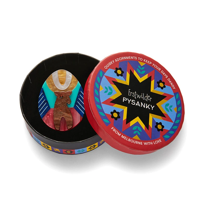 Deer of Prosperity Brooch by Erstwilder Deer Of Prosperity Brooch By Erstwilder -MODERN MILLIE Shop BHAZ105DeerofProsperityBrooch 3