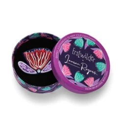 Fervent Feather Flower Brooch By Erstwilder -MODERN MILLIE Shop BHCD105FerventFeatherFlowerBrooch 3