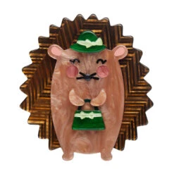 Harriet The Hedgehog Brooch By Erstwilder