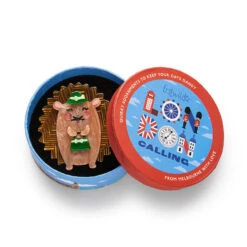 Harriet The Hedgehog Brooch By Erstwilder -MODERN MILLIE Shop BHCP106HarriettheHedgehogBrooch 3