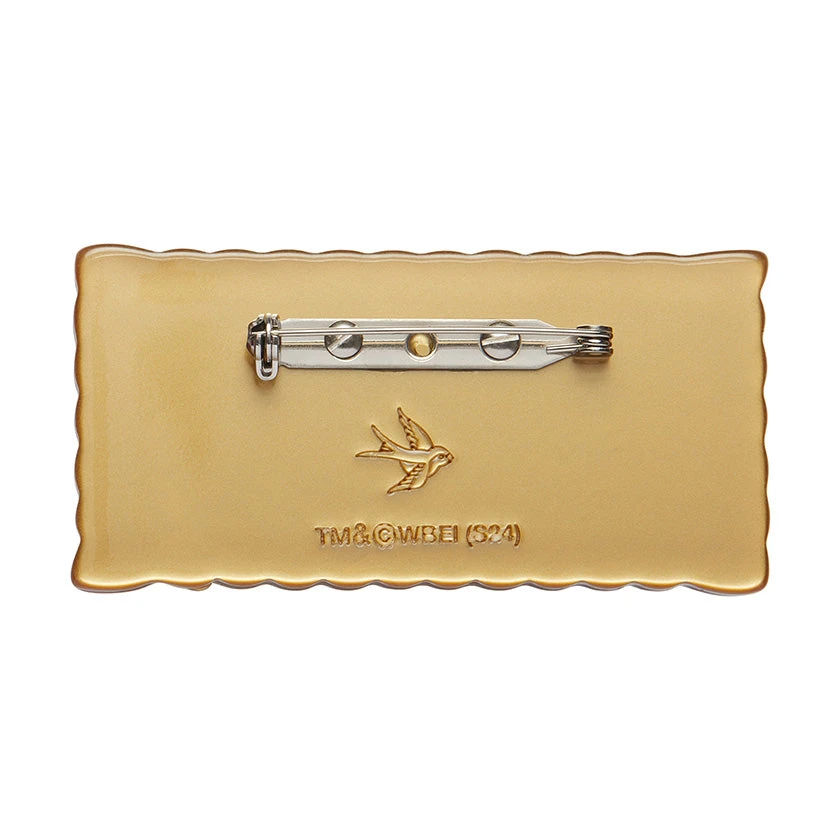 Golden Ticket Brooch by Erstwilder Golden Ticket Brooch By Erstwilder -MODERN MILLIE Shop BHCQ119GoldenTicketBrooch 2