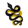 Yellow-Bellied Sea Snake Brooch By Erstwilder