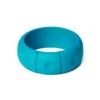 Wide Caribbean Matte Bangle Bracelet By Splendette