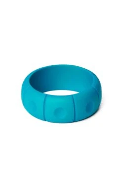 Wide Caribbean Matte Bangle Bracelet By Splendette