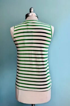 Green And White Striped Banana Tank Top By Compania Fantastica -MODERN MILLIE Shop C0D0F716 80B8 47C2 953B 2A4FDF68D1F5