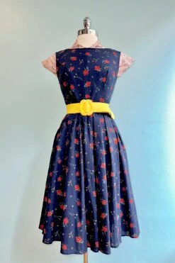 Navy Lady Bugs Lily Dress By Miss Lulo -MODERN MILLIE Shop C307FA40 5D3B 469D A96E 98B27A5B1260