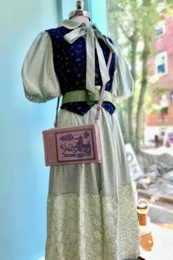 Striped Eyelet Button Down Dress In Green -MODERN MILLIE Shop C3563527 3767 449E BE07 CC3296C88150 1