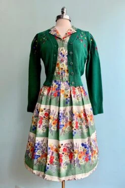 Green Edible Flowers Louise Dress By Palava 7 Green Edible Flowers Louise Dress By Palava -MODERN MILLIE Shop C3D353AE 9006 45A9 8DAE B658C1DA221D 1