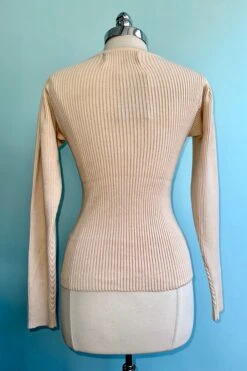 Cream Ribbed Knit Puff Sleeve Sweater By Wild Pony -MODERN MILLIE Shop C4758DD8 4DA9 49C7 97C8 2C8E1D107996