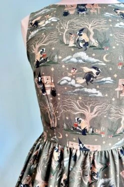 Magic Spells Badger And Mouse Vintage Dress By Retrolicious -MODERN MILLIE Shop C47C3F38 BA3D 4B9B 9E73 732D58CED6AE