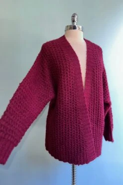 Final Sale Dark Red Super Soft Open Cardigan By Molly Bracken 4 Final Sale Dark Red Super Soft Open Cardigan By Molly Bracken -MODERN MILLIE Shop C4CDD7AA 6D6A 46C7 BBBC 2C27C92BAAAD