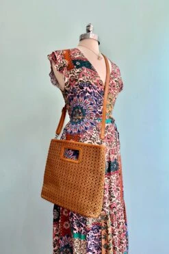 Patchwork Floral Elastic Waist Midi Skirt By Molly Bracken -MODERN MILLIE Shop C6A91A36 4161 45B2 AE8E CA137B2BB76C