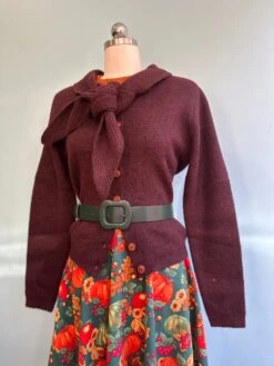 Final Sale Posey Tie Cardigan In Burgundy By Banned -MODERN MILLIE Shop C8094BB8 C4E1 438F 8D4D 9EDC6EEFD035