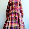 Multicolor Plaid Longsleeve Shirtwaist Dress -MODERN MILLIE Shop C883BE93 29D3 4E3F BF4C 73B2B84E27BF
