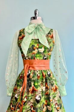 Spring Chicken Fit & Flare Dress By Retrolicious -MODERN MILLIE Shop C9218EB0 735D 4796 B673 2FF49CF57B55