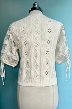 Ivory Eyelet And Embroidered Sweater 8 Ivory Eyelet And Embroidered Sweater -MODERN MILLIE Shop C92C237D 0A6A 4BC9 9D37 787751D66538