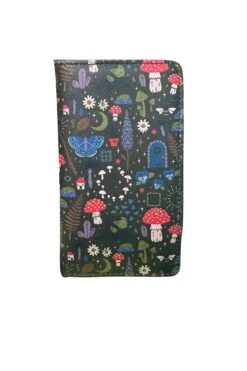 Olive Green Field Of Shrooms Wallet