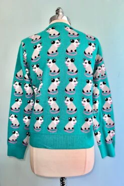 Turquoise Possum Sweater By Sesame The Opossum -MODERN MILLIE Shop C9A34438 B173 4C00 A000 30DF8881EBF1