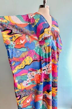 Periwinkle Woven Midi Caftan By Blue Platypus -MODERN MILLIE Shop CAD3B658 2B64 4598 8CBA 988AB30D9D8B