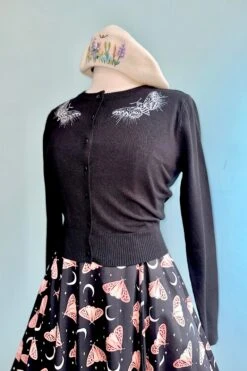 Night Moth Fitted Cardigan By Jawbreaker -MODERN MILLIE Shop CAF586FB BA89 4669 A4CA B48BDA1EF5E0