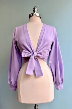 Lavender Grace Full Sleeve Sweet Sweater By Heart Of Haute