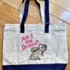 Am I The Drama? Canvas Zipper Tote Bag -MODERN MILLIE Shop CE25E0B8 0145 415D 802D 9CF331A24E72
